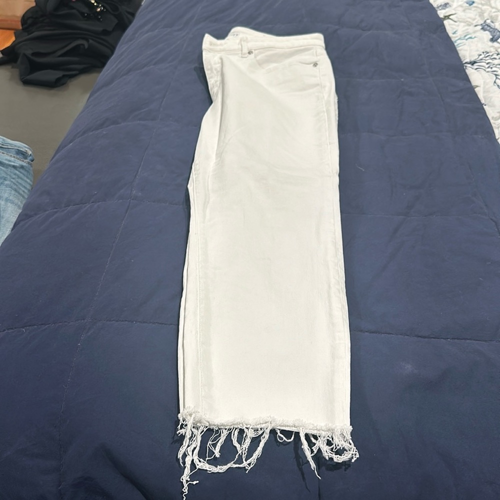 Loft white jeans